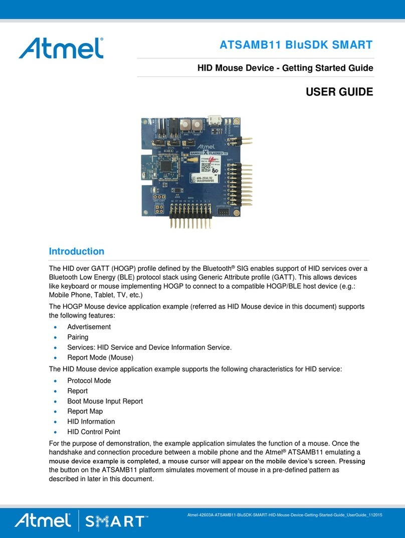 Atmel ATSAMB11 BluSDK SMART user guide