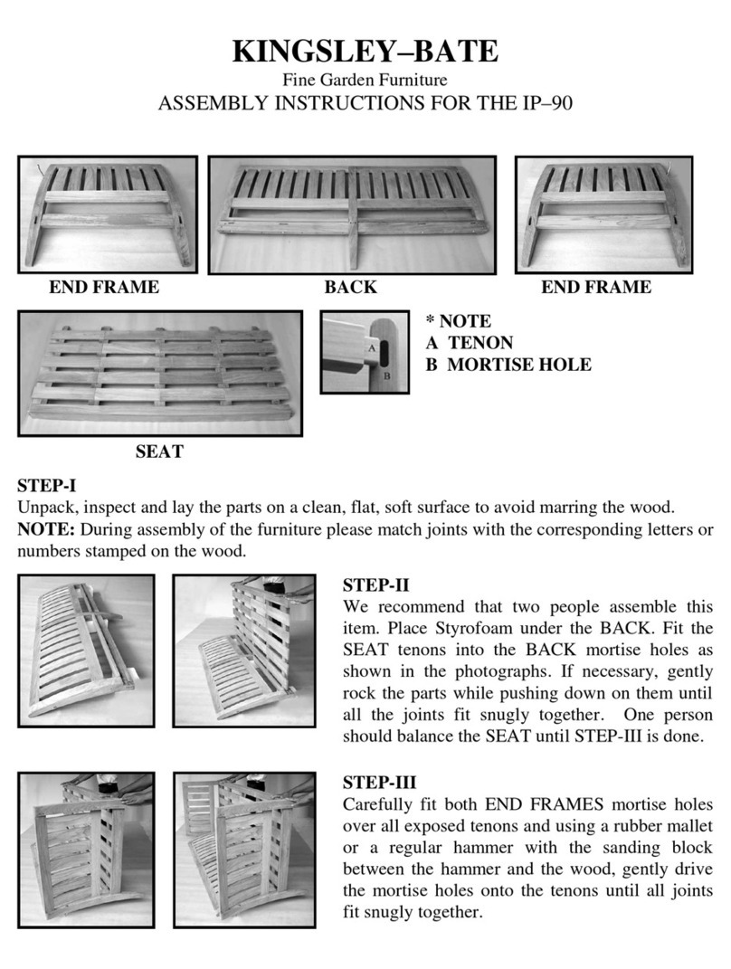 kingsley-bate IP-90 Assembly instructions