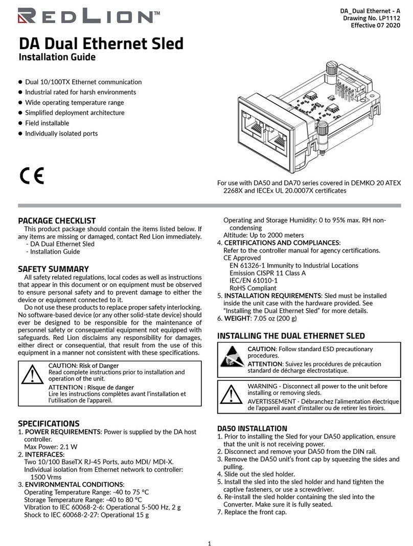 red lion DAS00PN1EE200000 installation guide