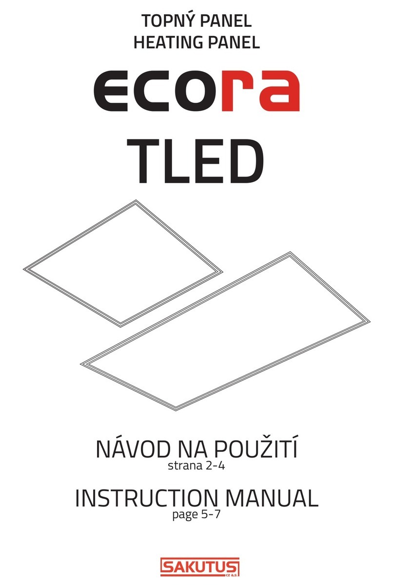 SAKUTUS ECORA TLED 80 instruction manual