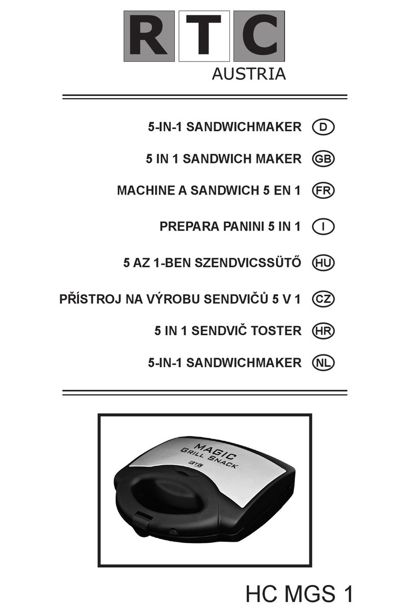 RTC HC MGS 1 User manual
