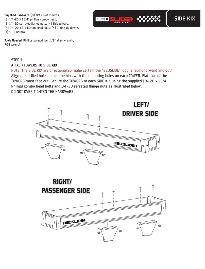 Bedslide SIDE KIX quick start guide