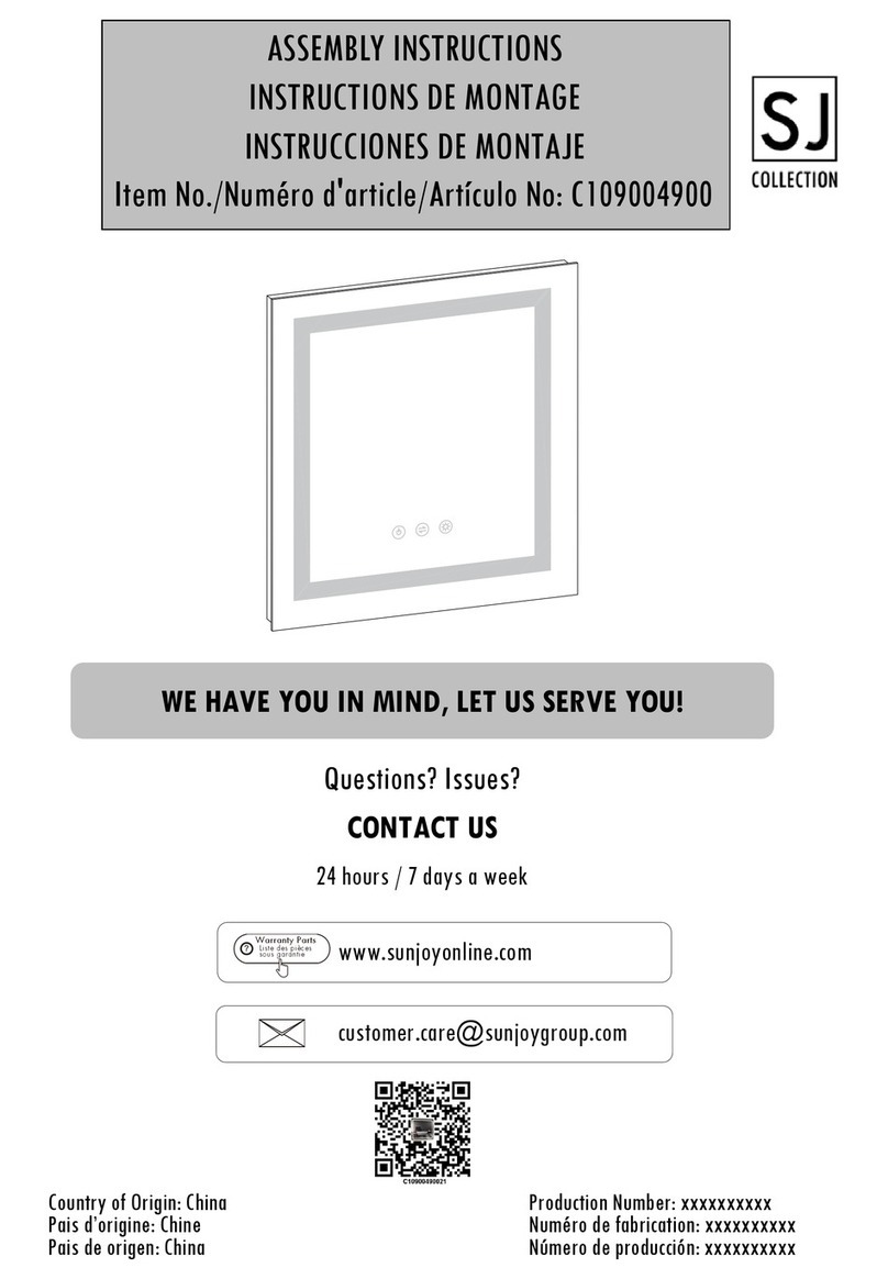 Sunjoy SJ C109004900 User manual