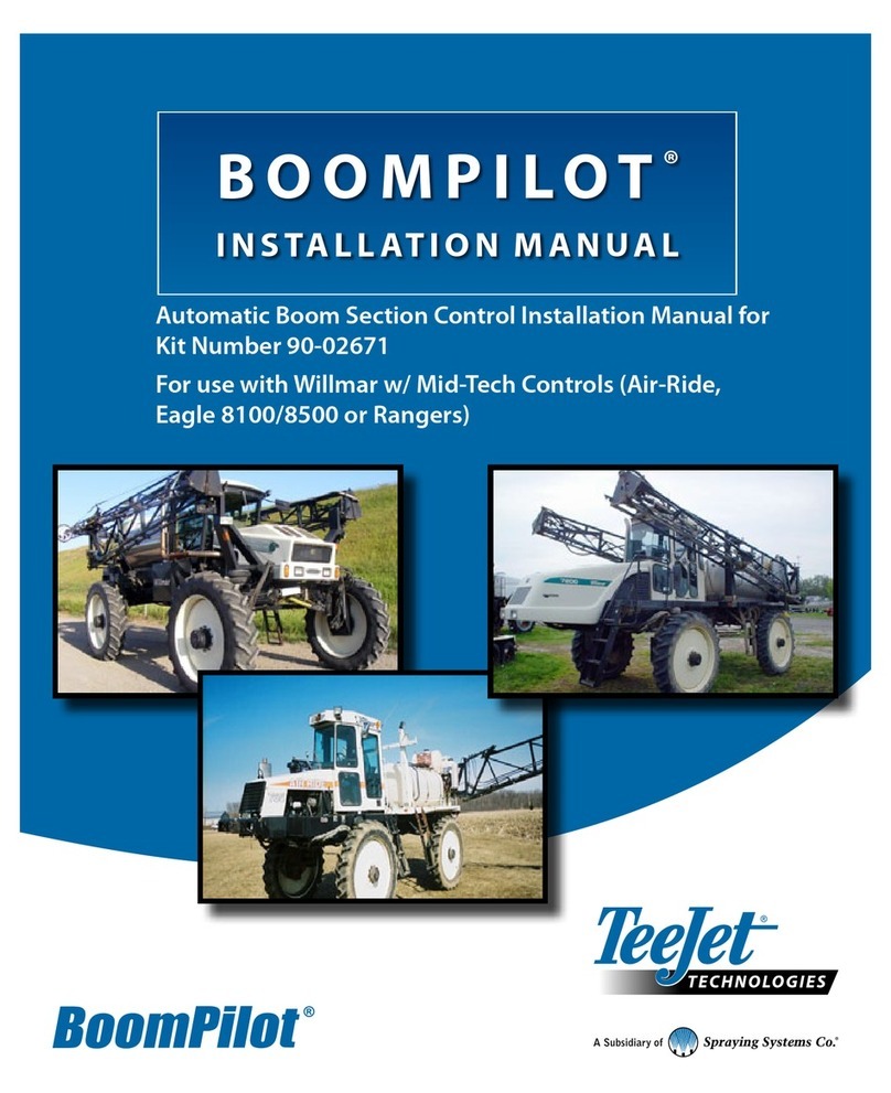 Spraying Systems TeeJet BoomPilot 90-02671 installation manual