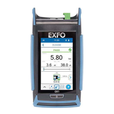 EXFO Optical Xplorer OX1 User manual