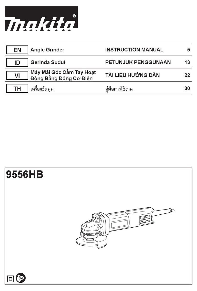 Makita 9556HBG instruction manual