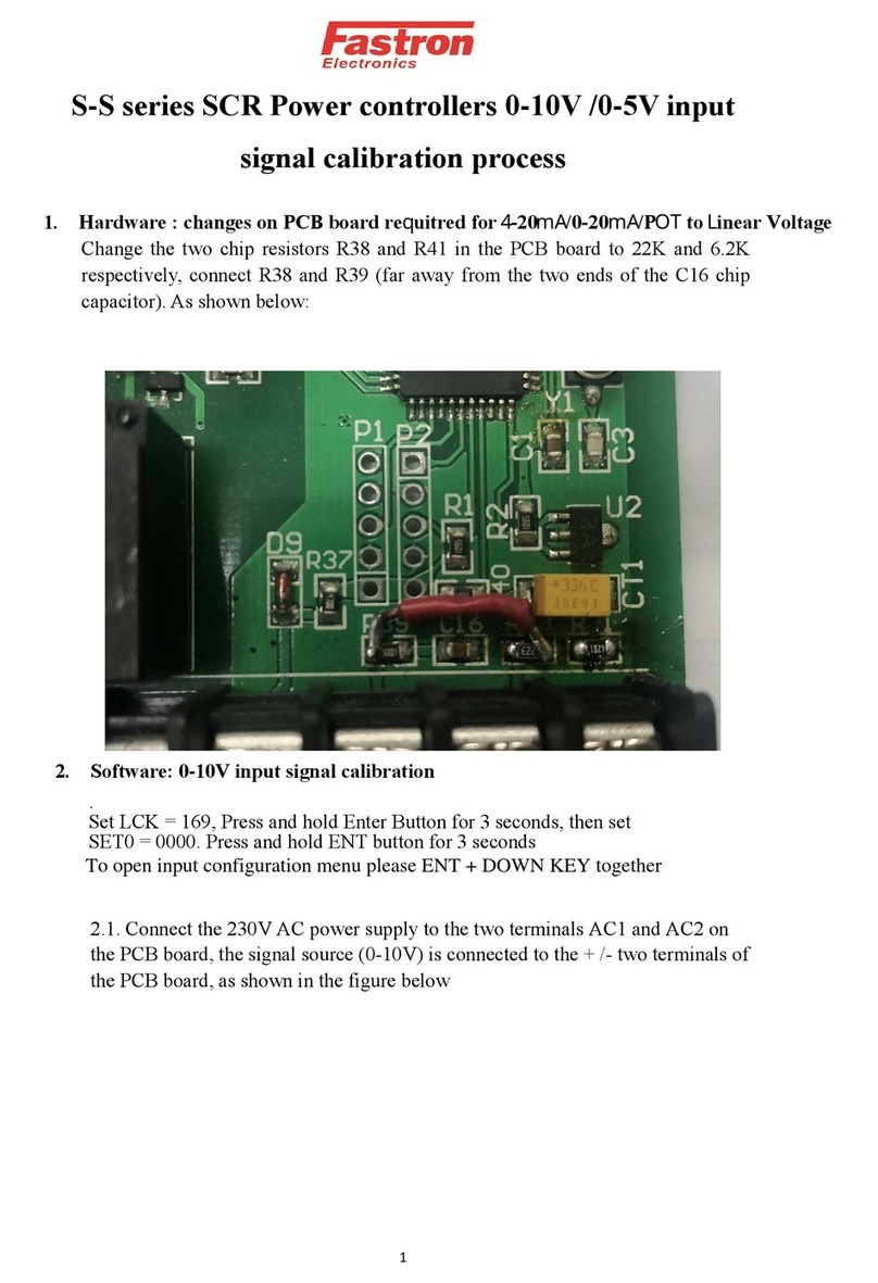 FASTRON. S-S Series Calibration