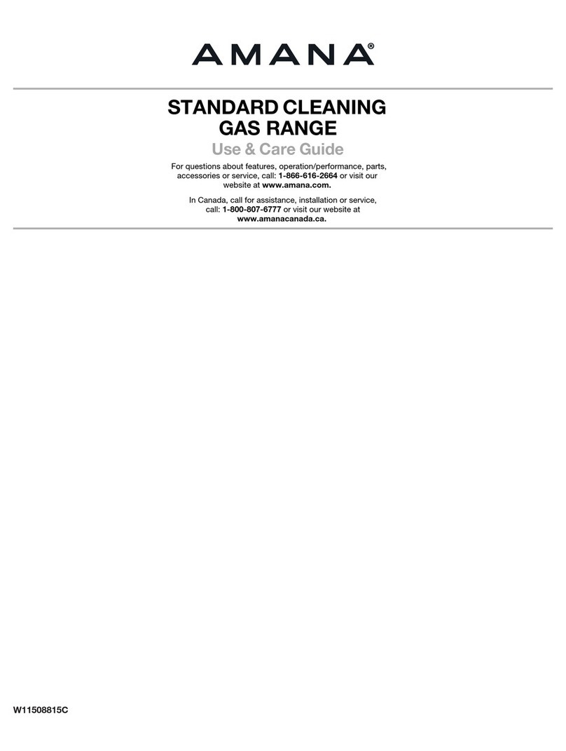 Amana AGR6303MMB User manual