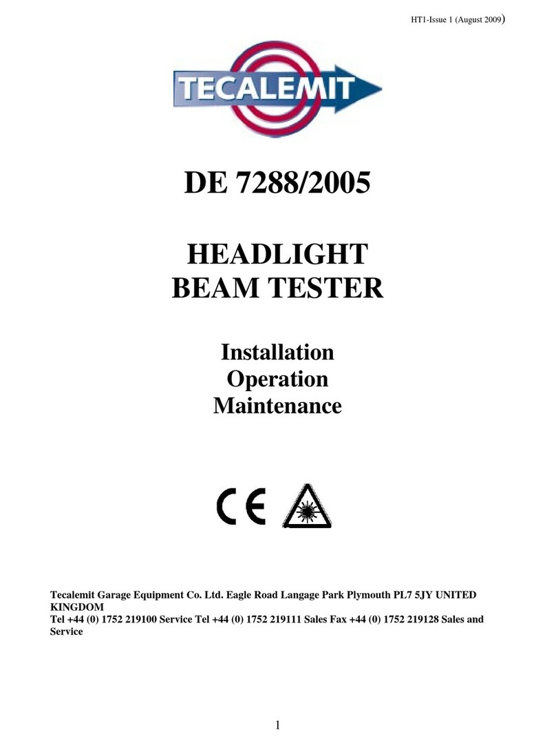 TECALEMIT DE 7288/2005 Owner's manual