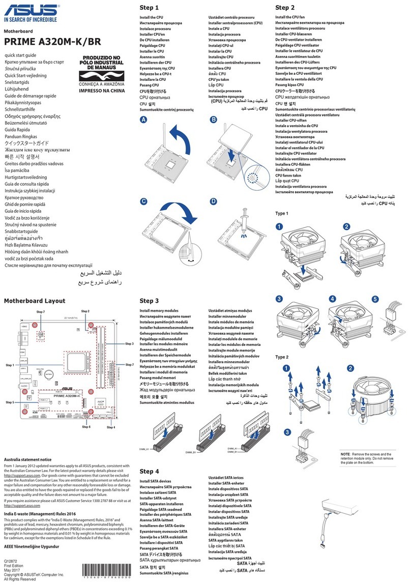 Asus PRIME A320M-K/BR User manual