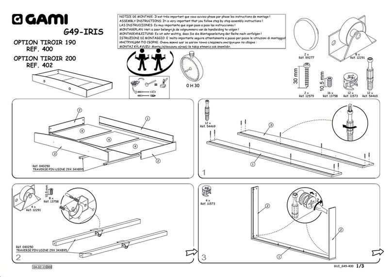 Gami 400 Assembly instructions Gami 400 Assembly instructions