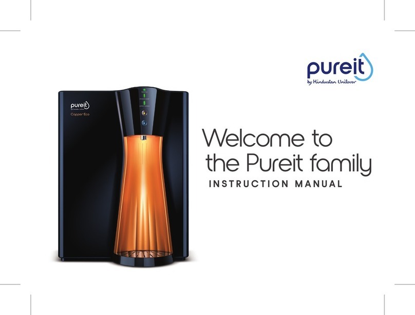 Unilever pureit Copper + Eco MINERAL RO+UV+MF instruction manual