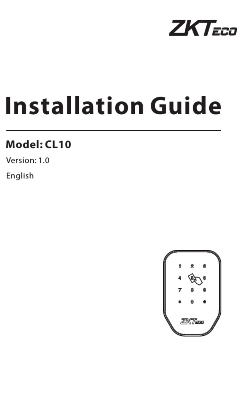 ZKTeco CL10 User manual