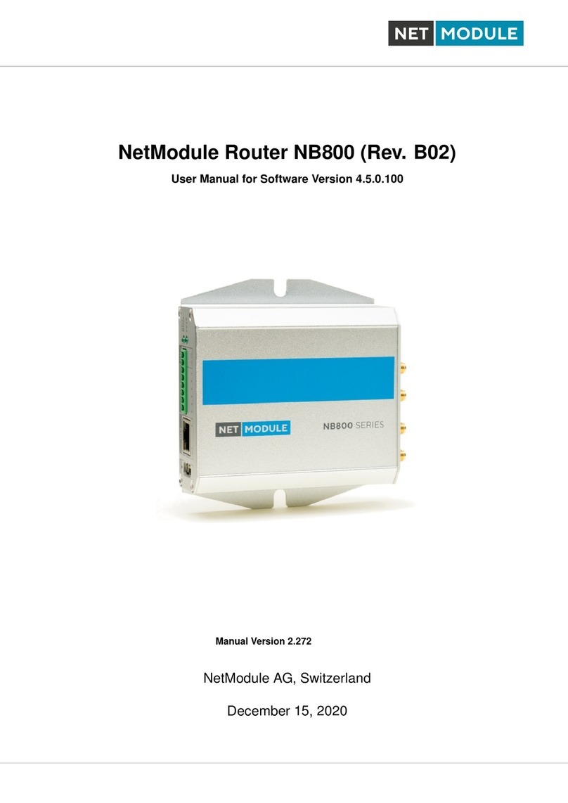 NetModule NB800 Series User manual