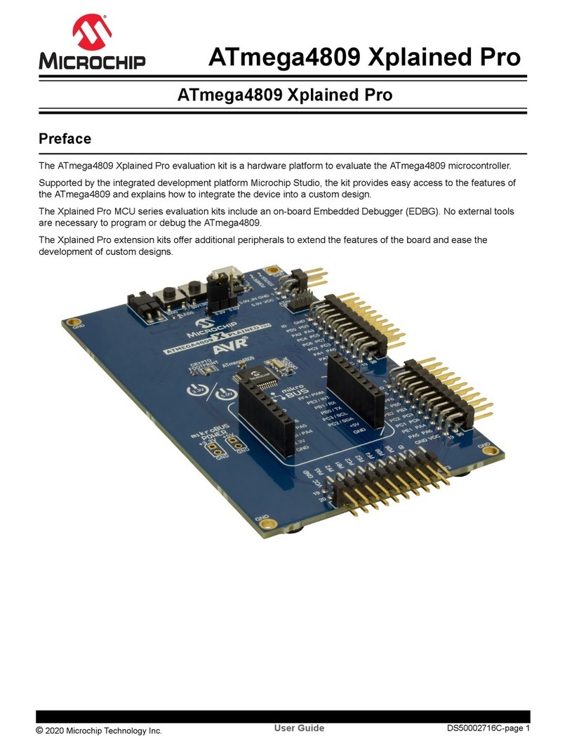 Microchip Technology ATmega4809 Xplained Pro User manual