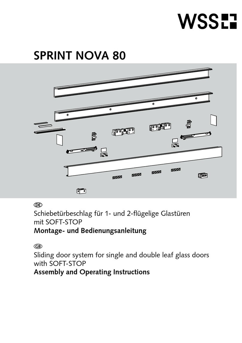 WSS SPRINT NOVA 80 Assembly and operating instructions WSS SPRINT NOVA 80 Assembly and operating instructions