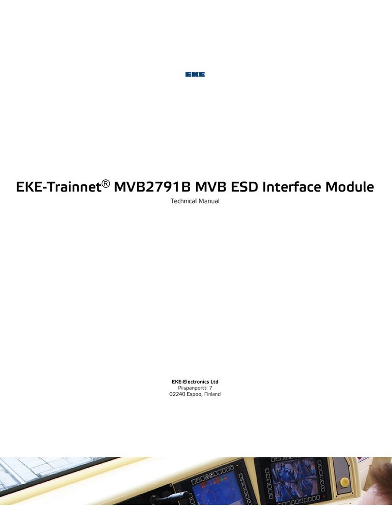 EKE-Electronics EKE-Trainnet MVB2791B Technical manual EKE-Electronics EKE-Trainnet MVB2791B Technical manual