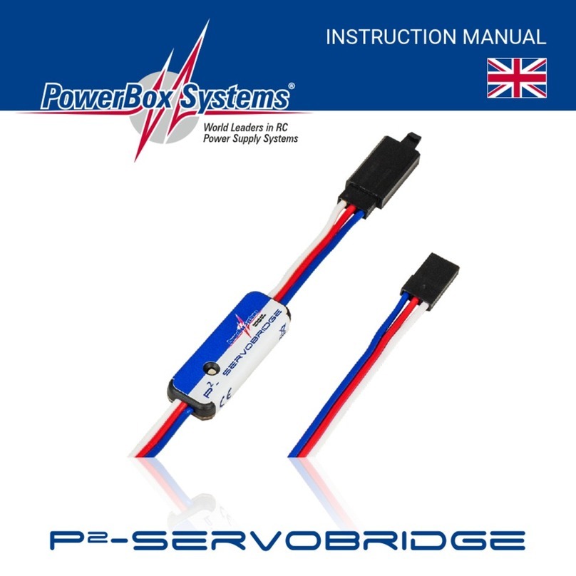 PowerBox Systems P2-SERVOBRIDGE instruction manual