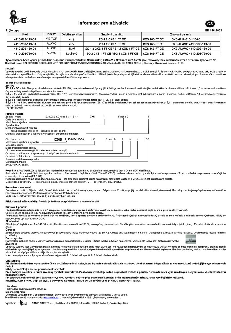 CXS 4110-010-113-00 User manual