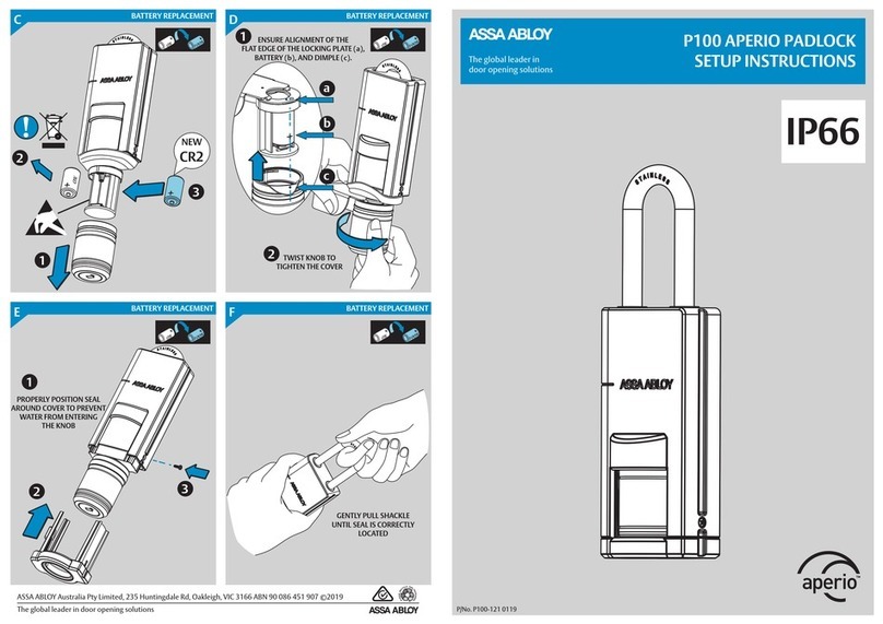 Assa Abloy APERIO P100 Manual