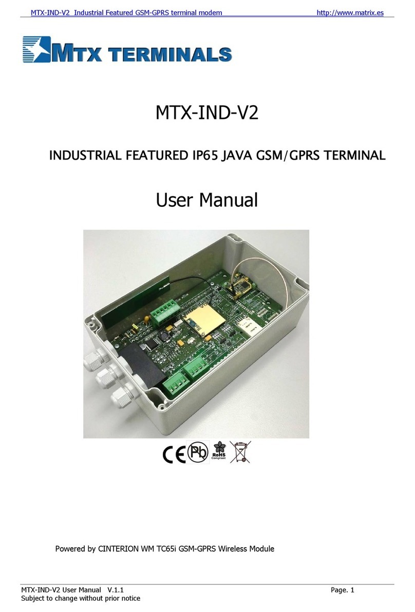 Matrix Electrónica MTX-IND-V2 User manual