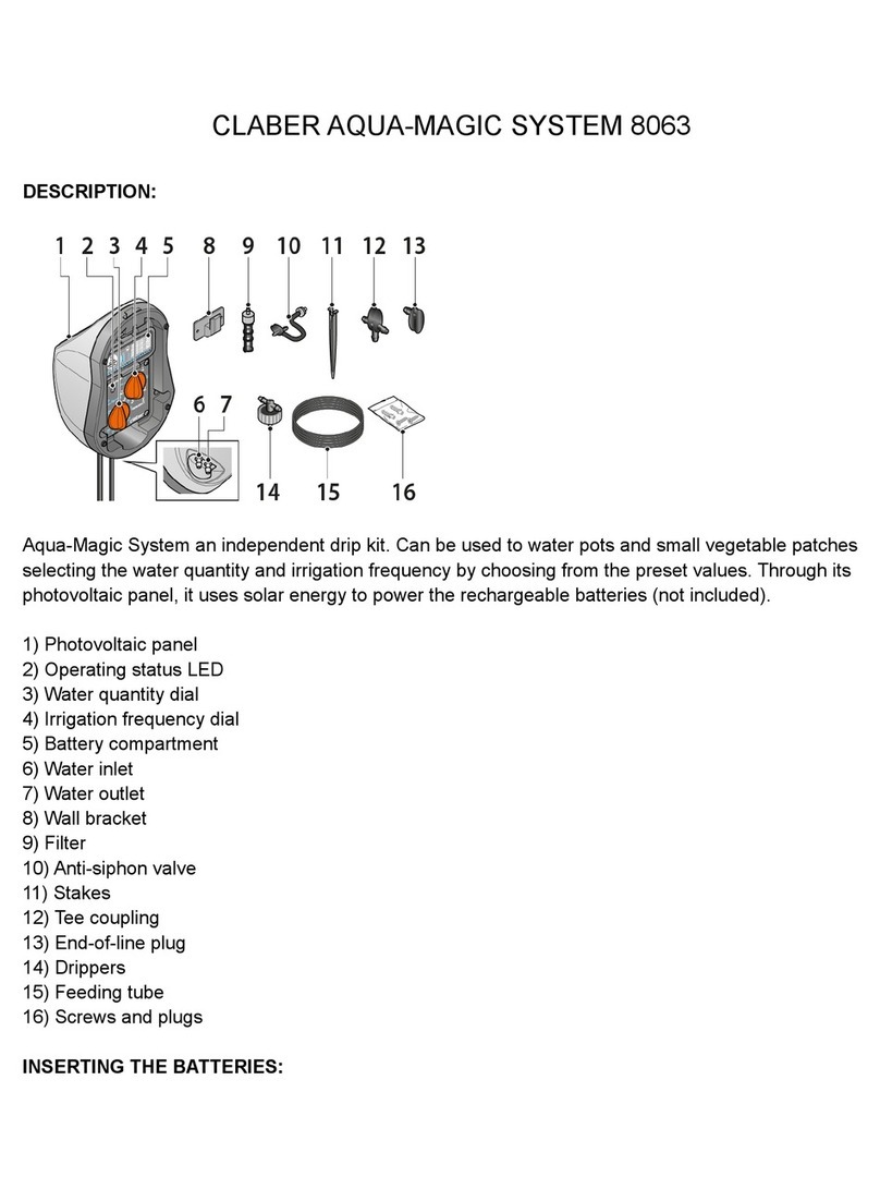 claber 8063 User manual