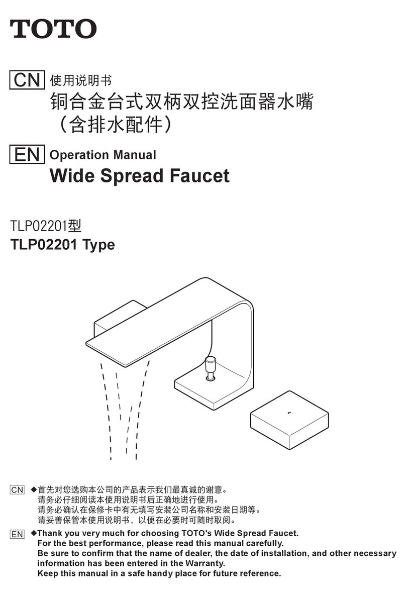 Toto TLP02201 User manual