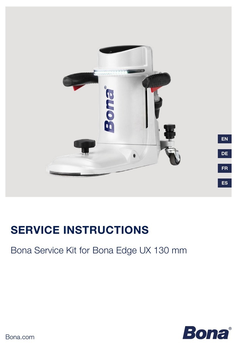 Bona Edge UX 130 mm Service instructions