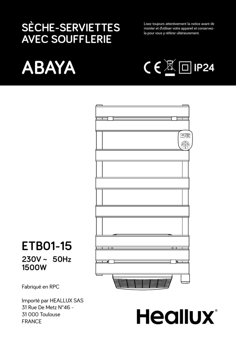 HEALLUX ABAYA ETB01-15 manual