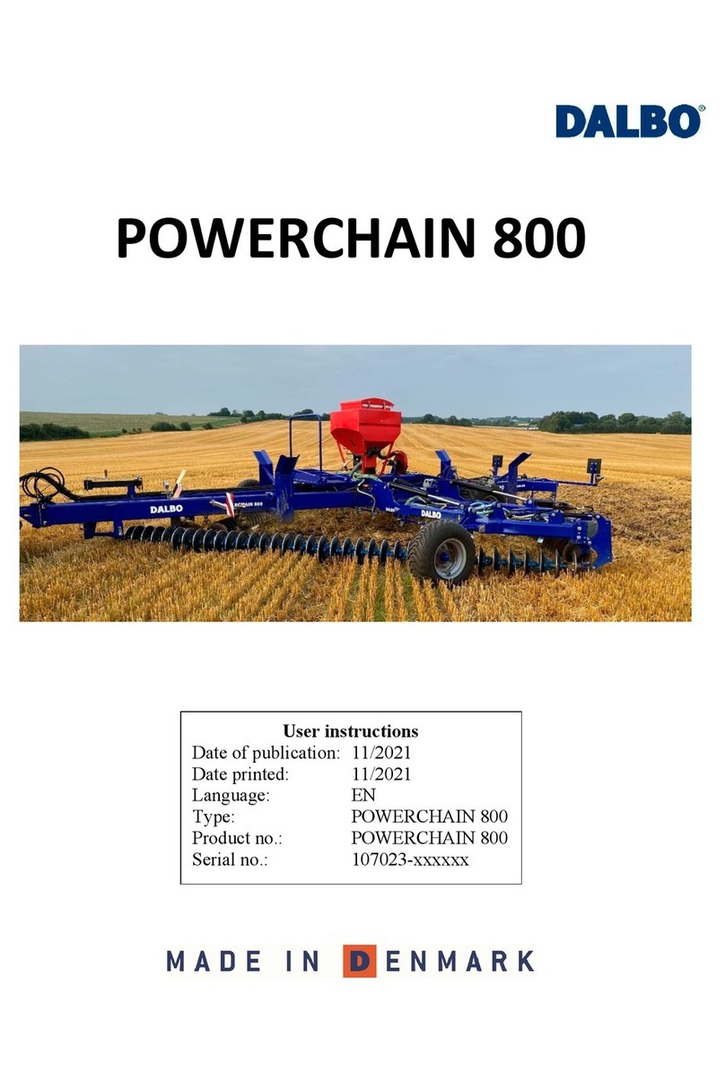 DALBO POWERCHAIN 800 User instructions