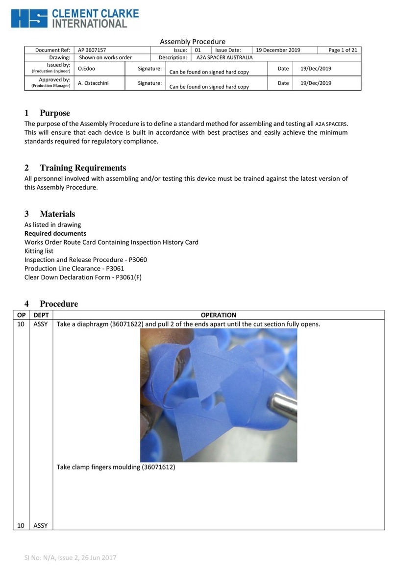 HS AP 3607157 Assembly procedure
