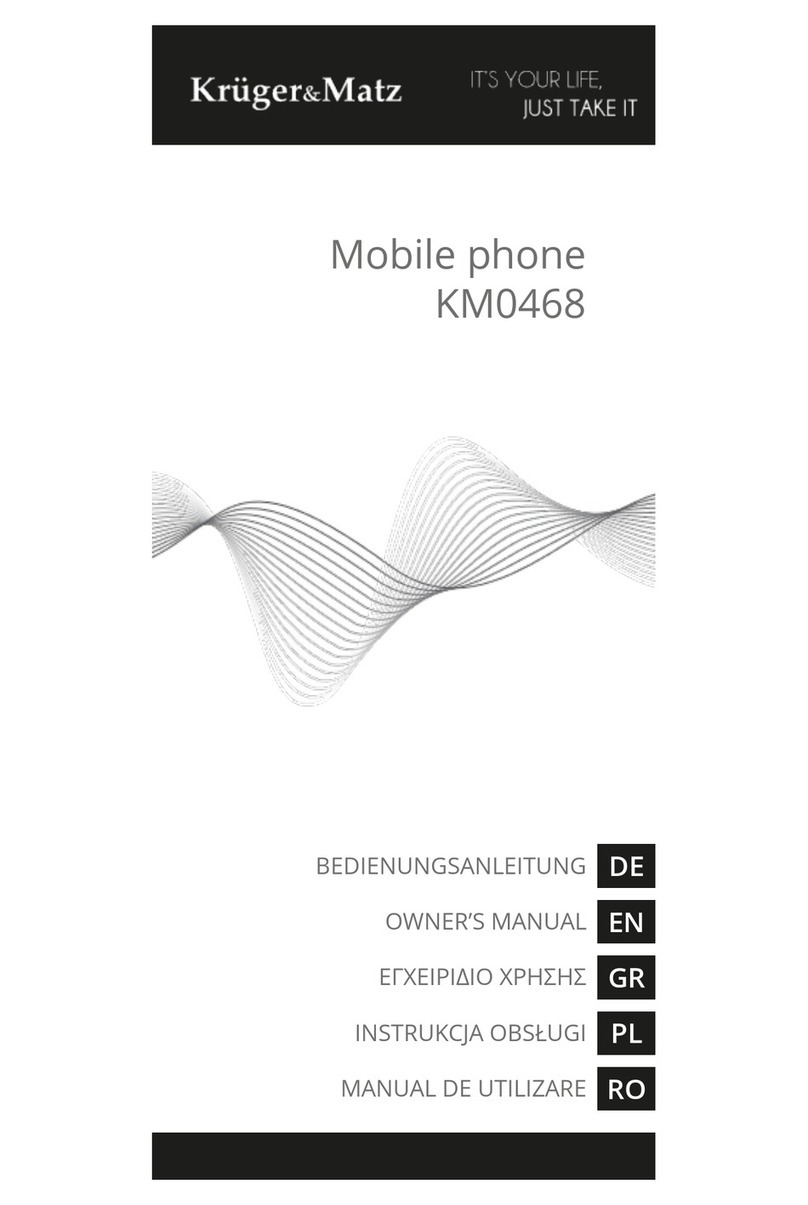Krüger & Matz KM0468 User manual Krüger & Matz KM0468 User manual