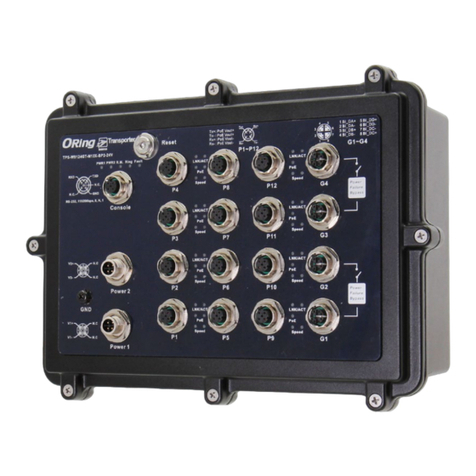 ORiNG TPS-W9124GT-M12X-BP2 -24V-IP54 Quick installation guide ORiNG TPS-W9124GT-M12X-BP2 -24V-IP54 Quick installation guide