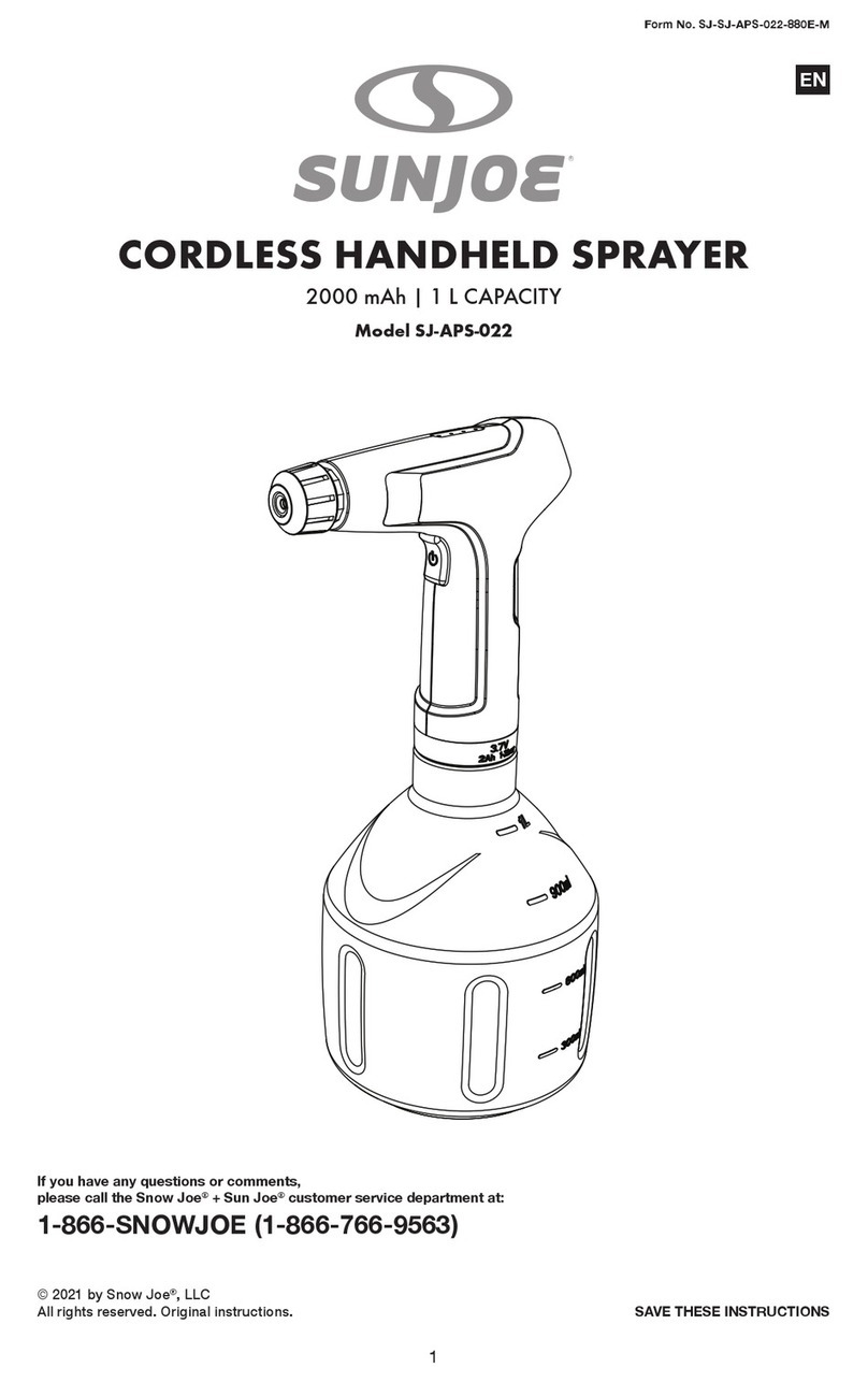 sunjoe SJ-APS-022 manual