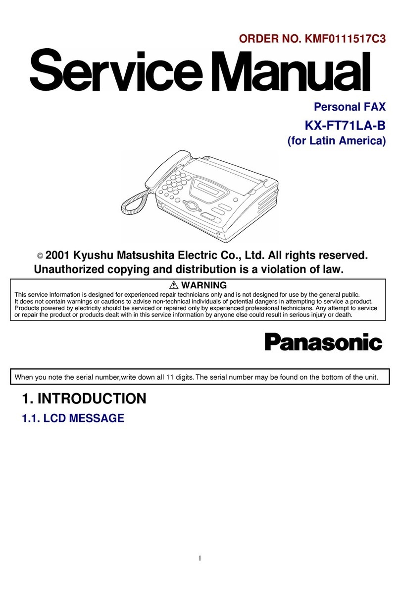 Panasonic KX-FT71LA-B User manual