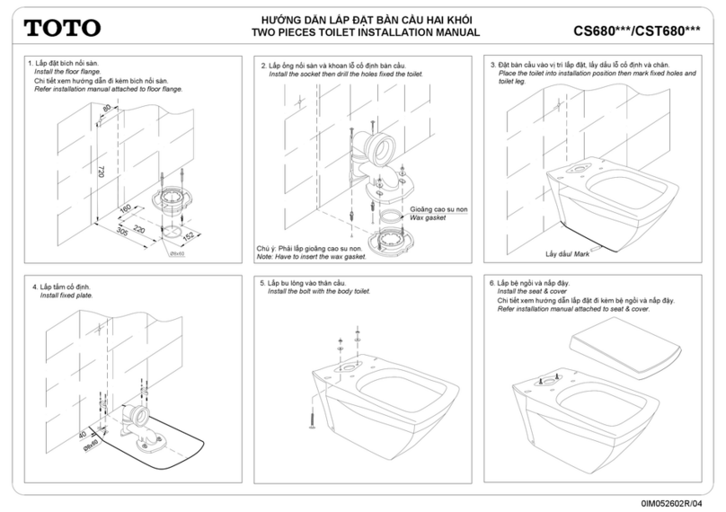Toto CS680 Series User manual