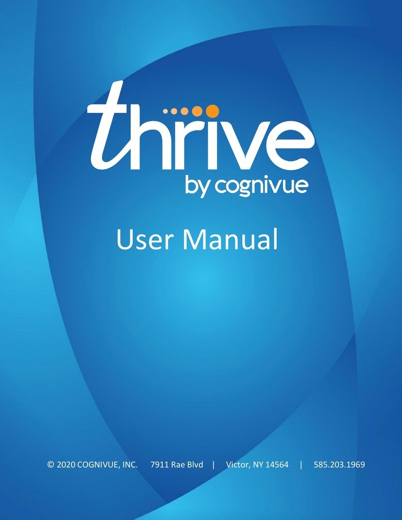 Cognivue Thrive user manual