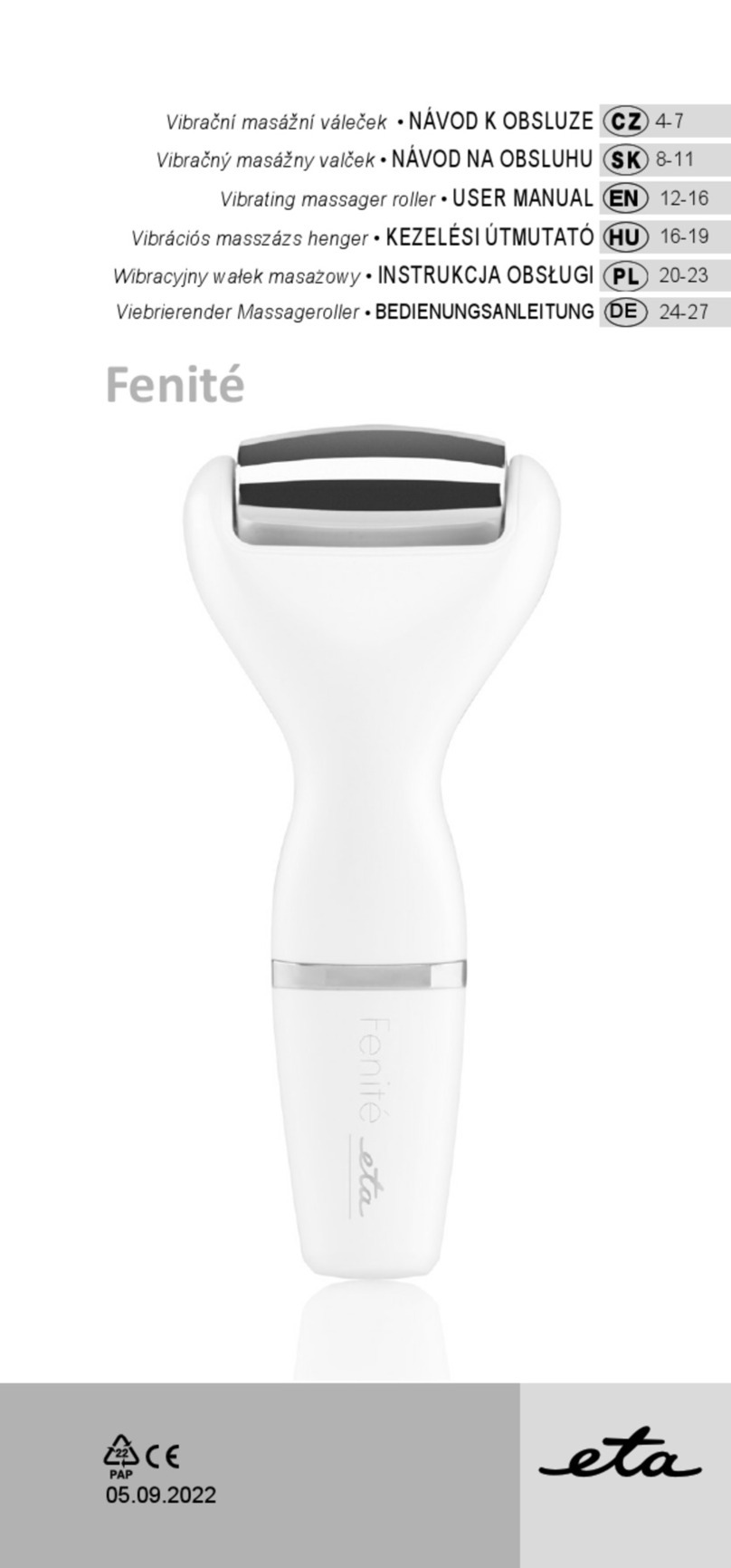 eta Fenite 2353 90000 user manual