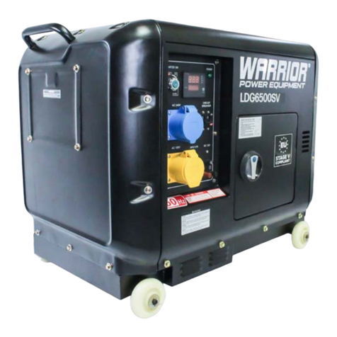 WARRIOR 6000S operating manual