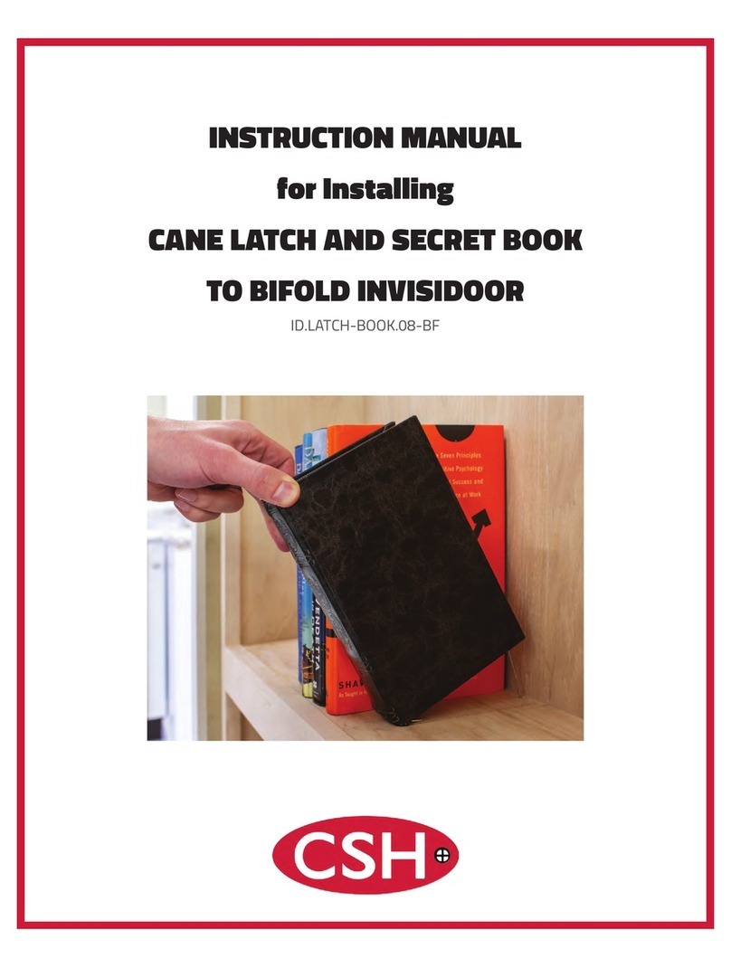 CSH ID.LATCH-BOOK.08-BF User manual