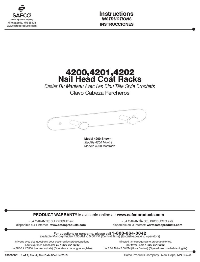 Safco 4200 instructions