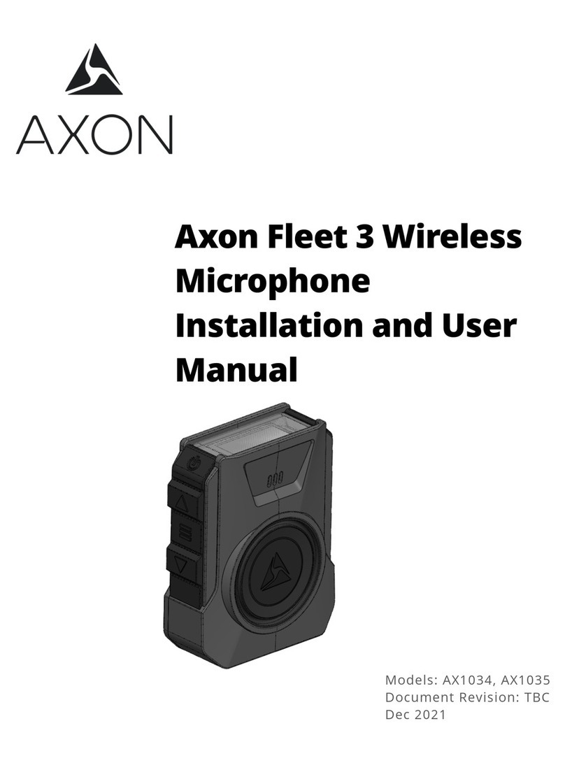 Axon AX1034 Installation and user manual