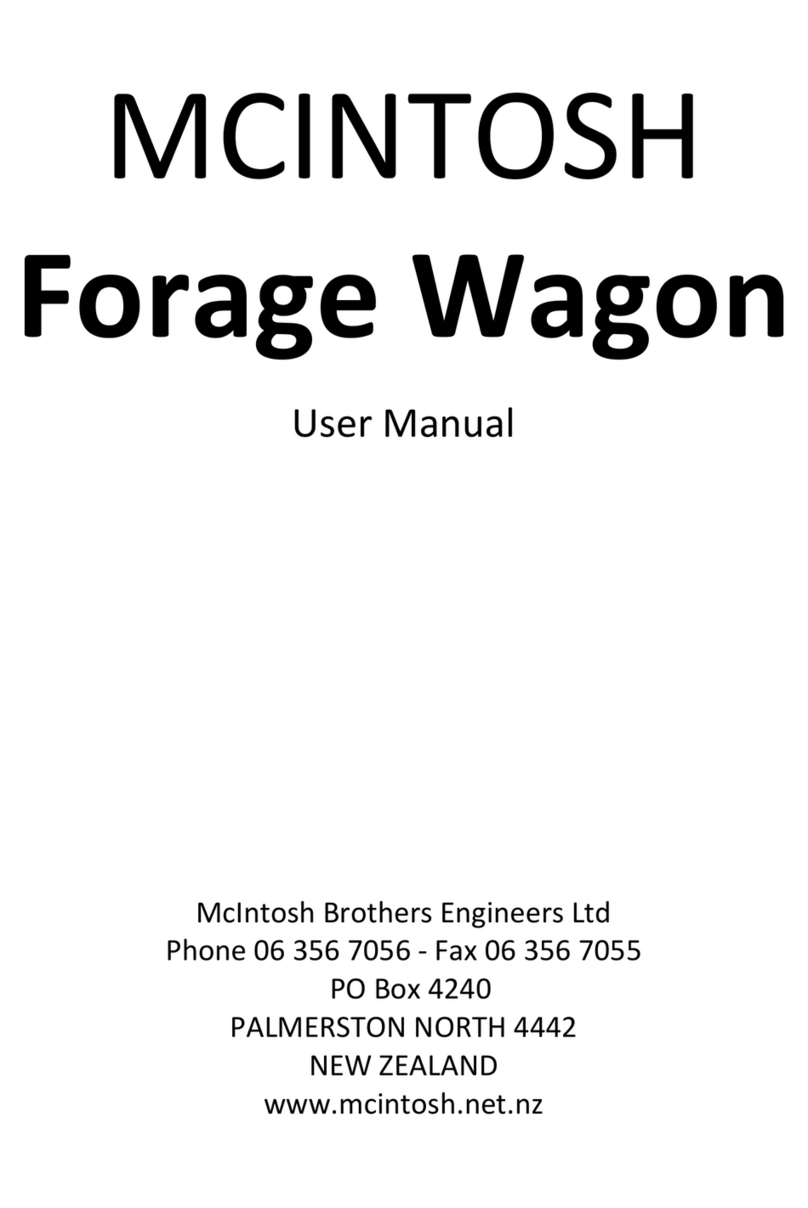 McIntosh Forage Wagon user manual