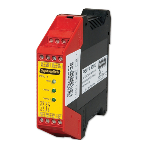 Tapeswitch PRSU/4 Operating instructions manual