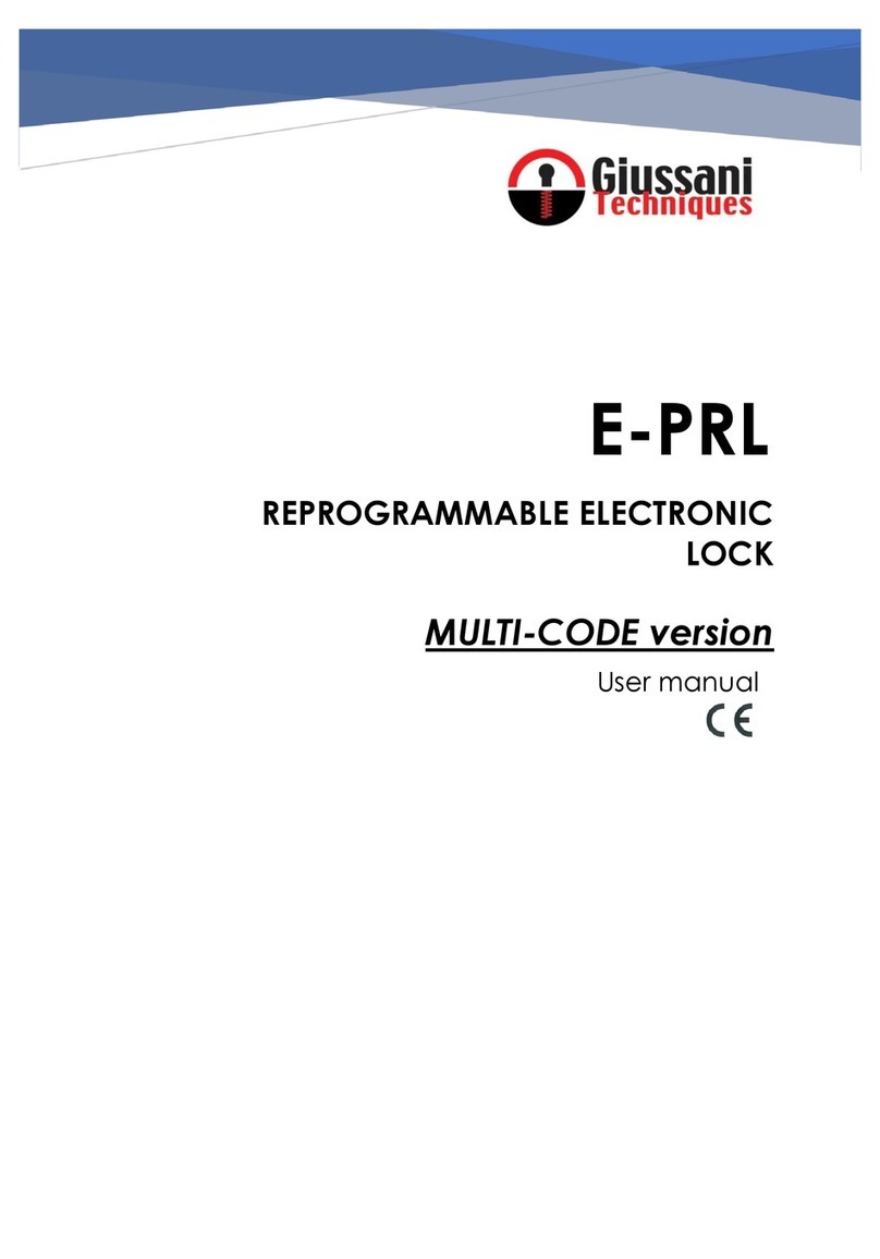 Giussani Techniques E-PRL user manual