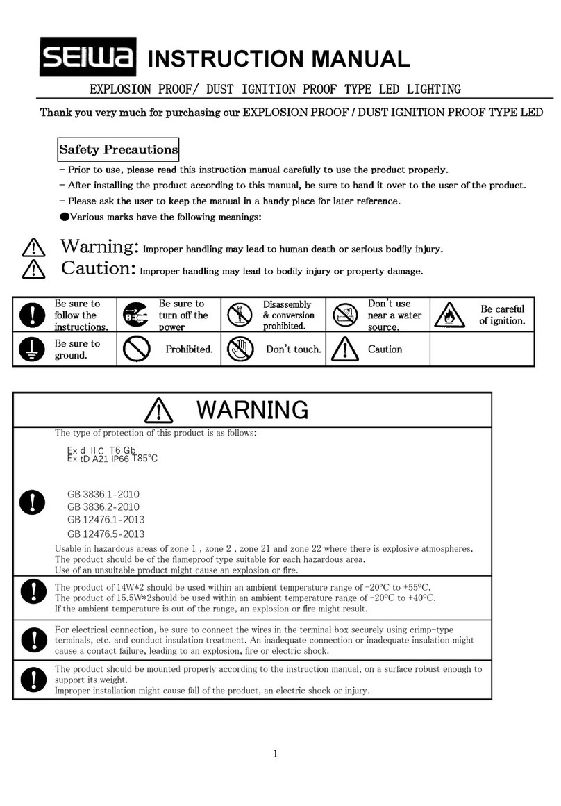 Seiwa WLZAA14021 instruction manual