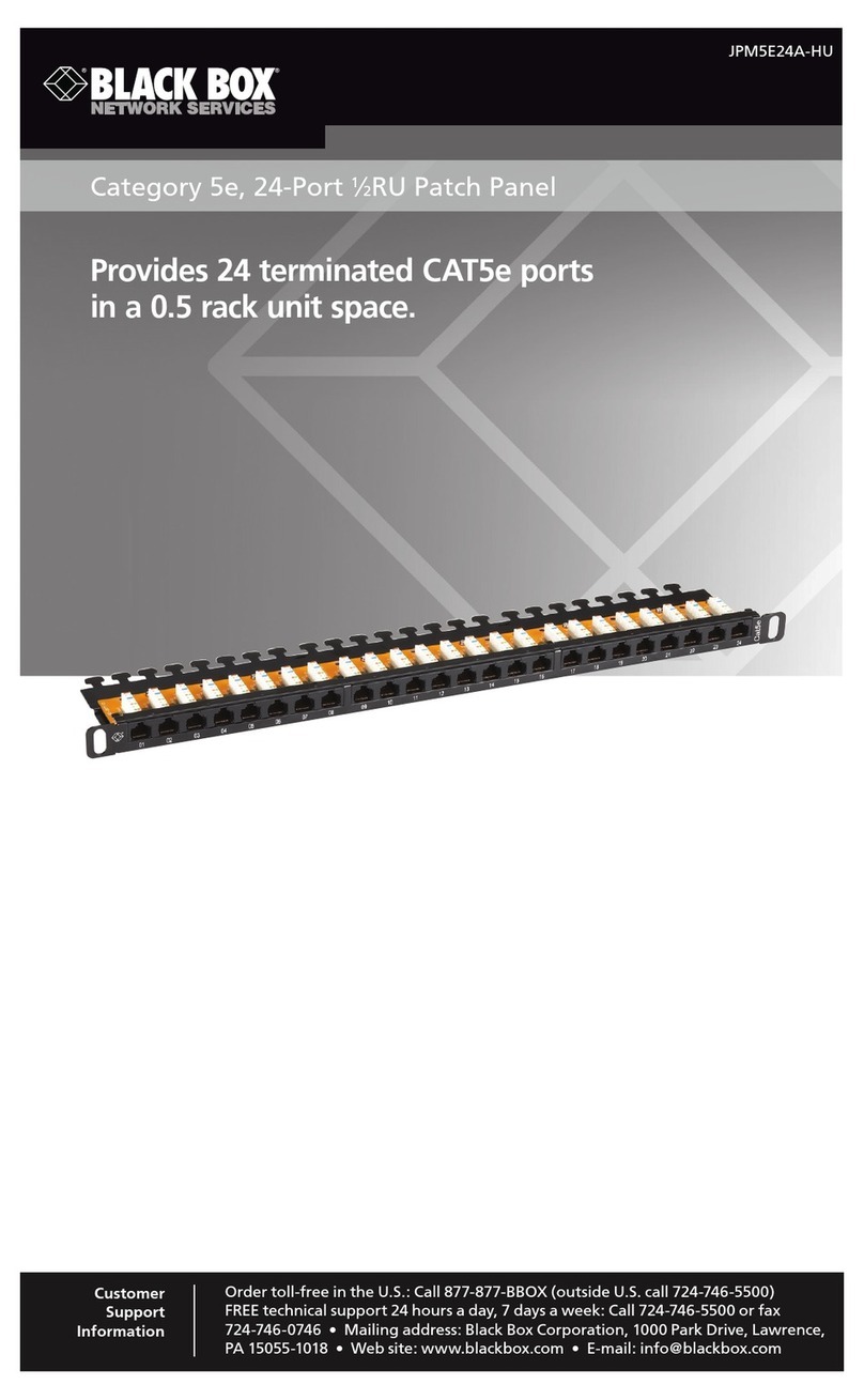 Black Box JPM5E24A-HU User manual