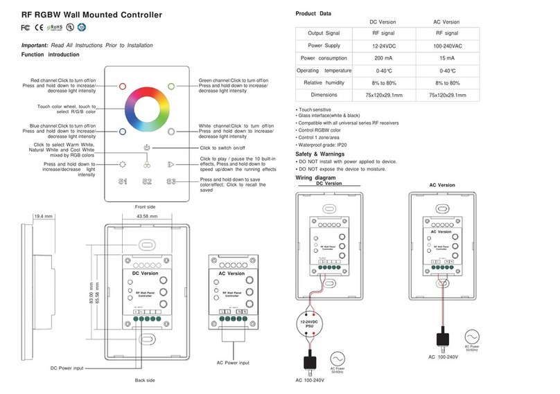 Sunricher SR-2820B Installation