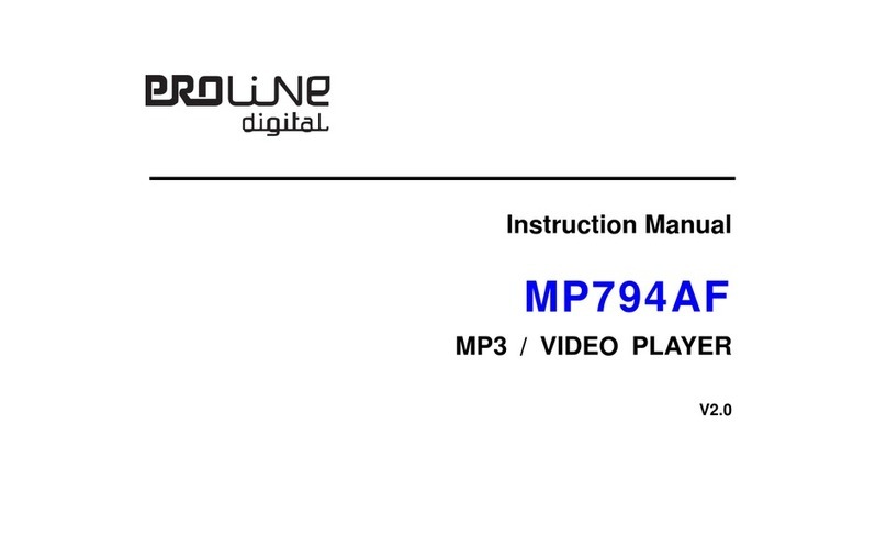 Proline digital MP794AF instruction manual