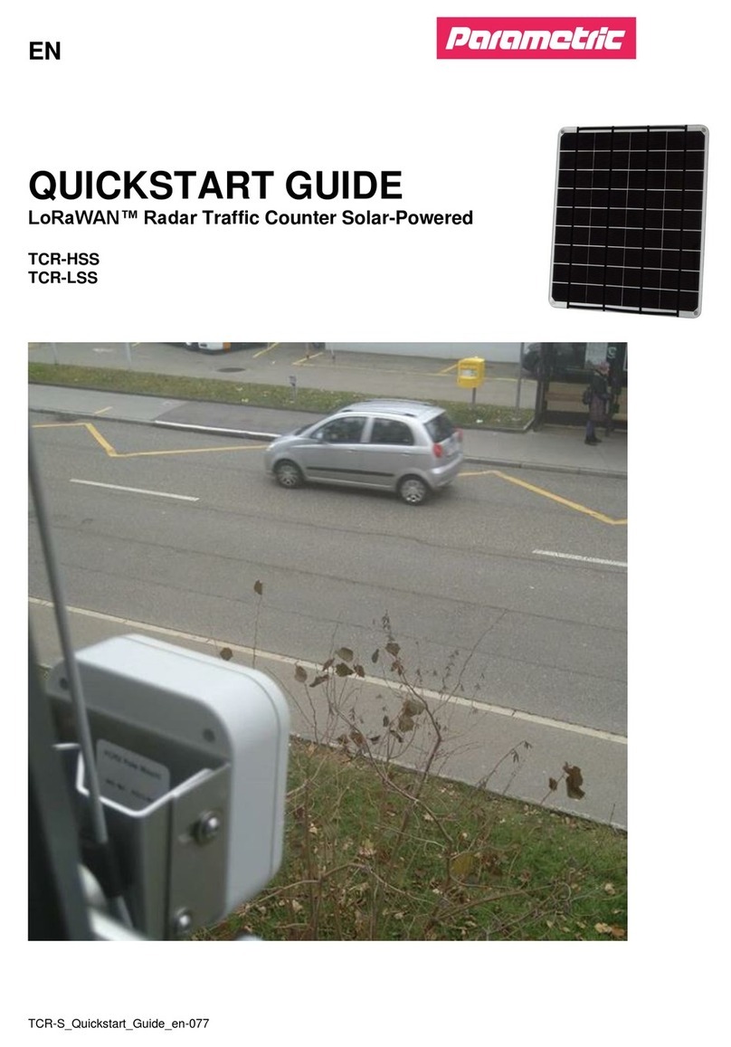 Parametric LoRaWAN TCR-HSS quick start guide Parametric LoRaWAN TCR-HSS quick start guide